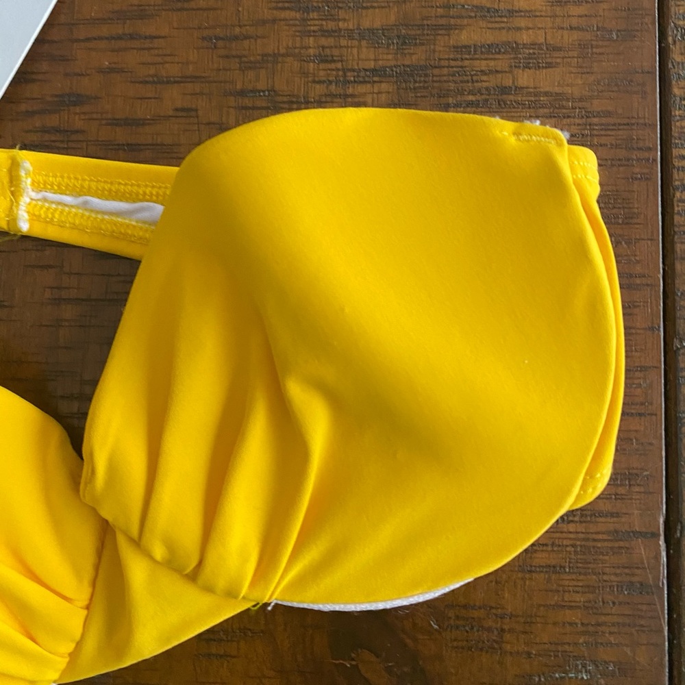 DVF yellow bikini top - Picture 4 of 6